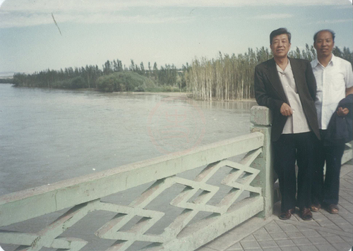 1986年在新疆参加第一届卫拉特蒙古史学术讨论会,本文作者(右一)和马汝珩教授